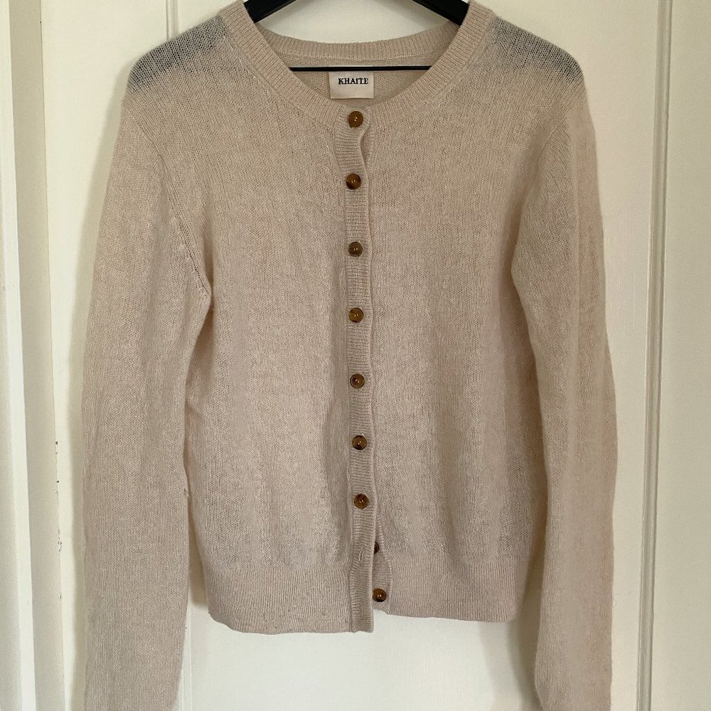 Khaite Lightweight Cashmere Cardigan Small